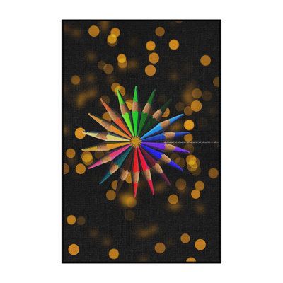 Tapis noir Star
