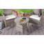 Sarenac 2 - Person Patio Dining Set Round Table with Cushions Included-298633703