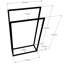 Hoopes 2 Freestanding Towel Stand-486887764