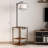Harlesden 62'' Rustic Task Floor Lamp with USB and Outlet