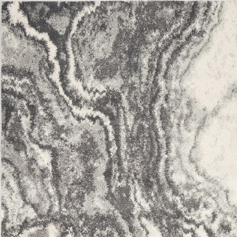 Cathelijn Abstract Indoor Rug, Rectangle 6'7" x 9'6"