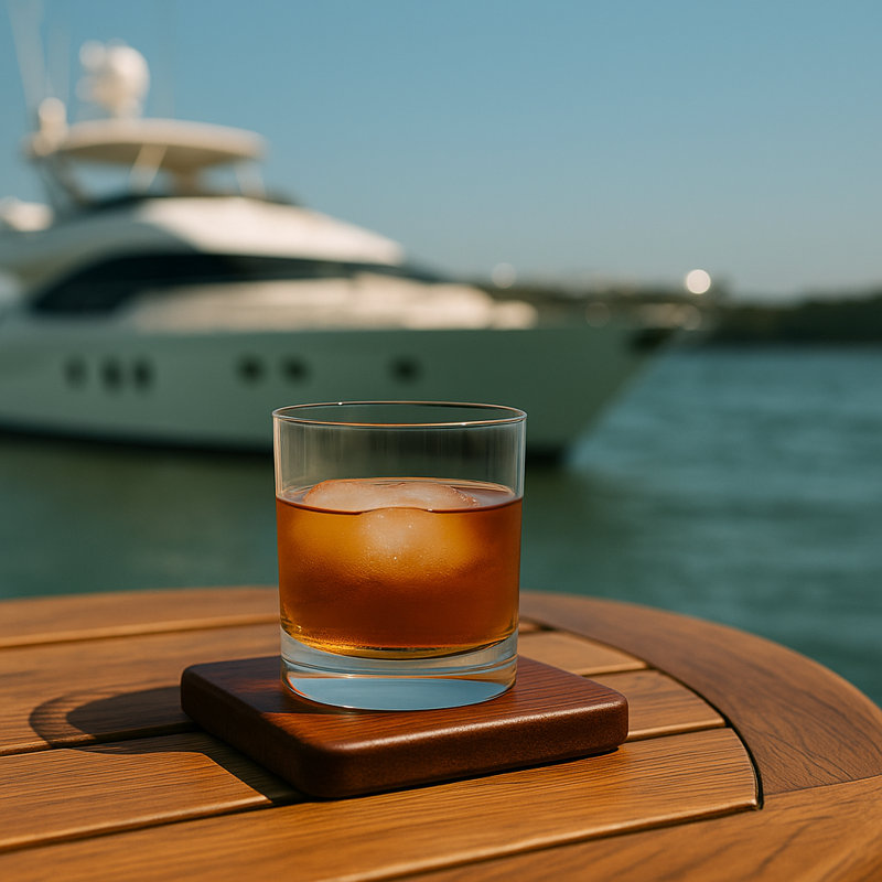 Solid Mahogany Coasters by Marine Mahogany