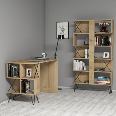 Jarrettsville 2 Piece Writing Desk Office Set