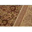 Tapis beige / noir / orange foncé en laine noué à la main 9 pi 2 po x 12 pi 6 po Abagail
