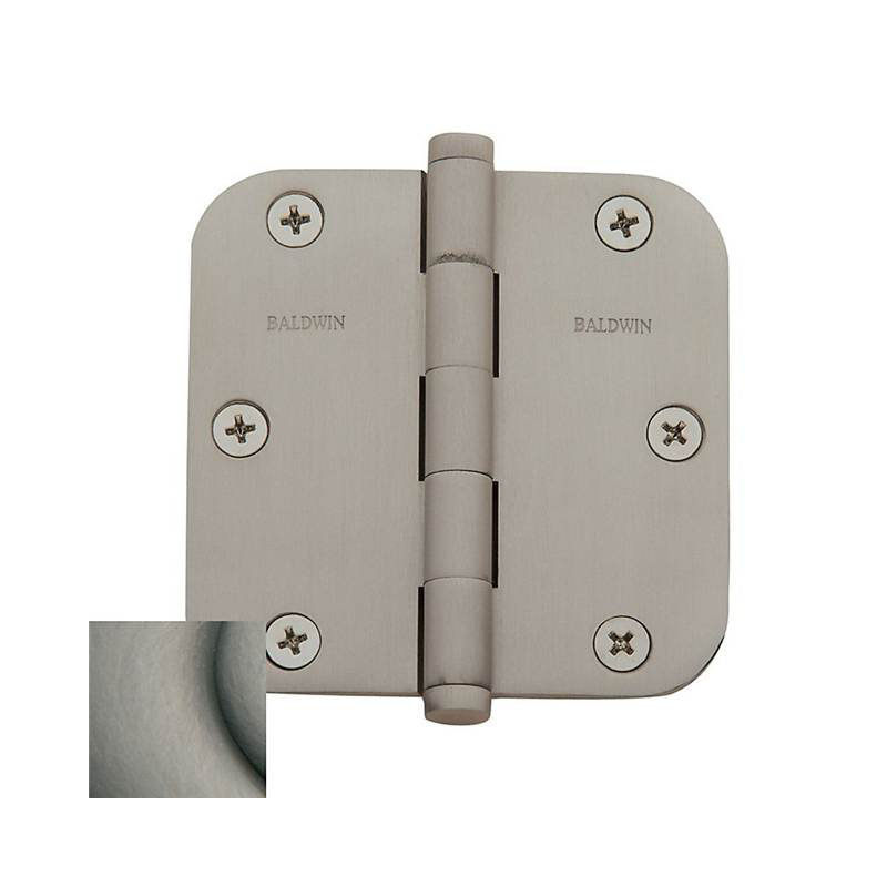 3.5" H × 3.5" W Butt/Ball Bearing Single Door Hinge, Antique Nickel