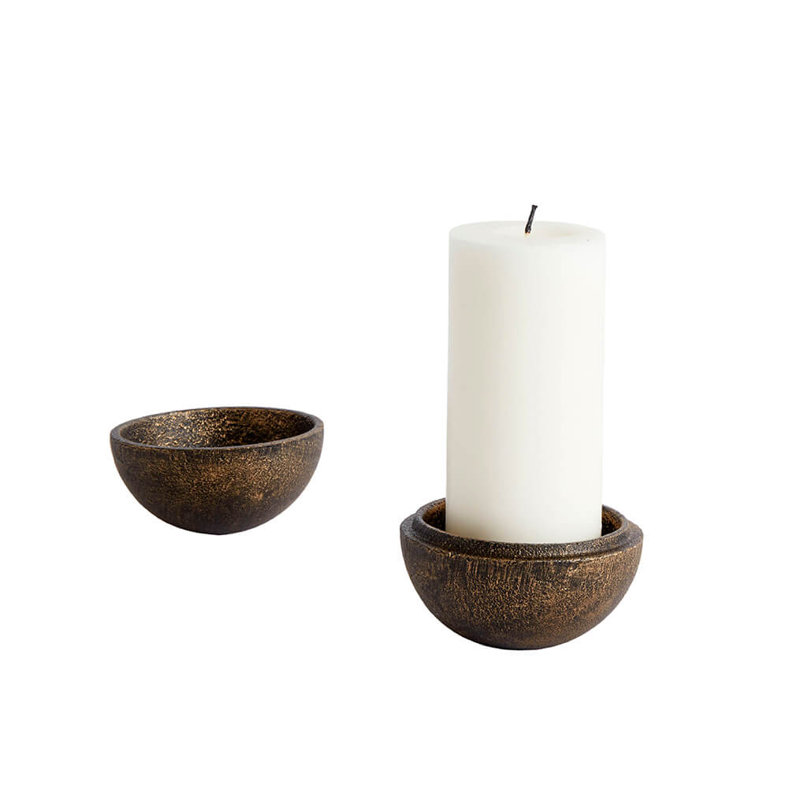3.35'' H Iron Tabletop Dish