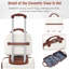 Ensemble de 3 valises à roulettes Hardshell avec valise TSA