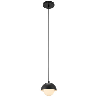 Eclipse Globe Pendant Light In Black