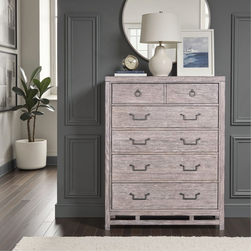 Commode à cinq tiroirs, aucun assemblage requis