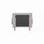 Chaise convertible en lin pliable-115641780