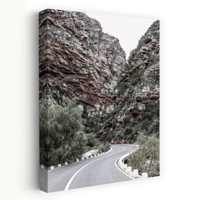 Contemporary Art Modern Peaceful Rustic Landscape Mountain Art by Shot By Clint - Wrapped Canvas Print