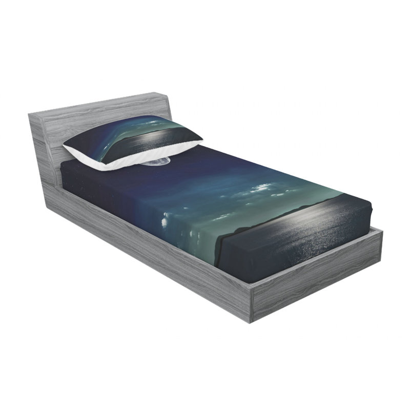 Microfiber Sheet Set, Twin Sheet Set with Fitted Sheet