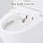 Smart Toilet Bidet Combo With Self-Cleaning Nozzle,Upmarket Compact Dual Flush Toilet 1/1.28 GPF,Tank Less Toilet With Foot Sensor Flush,White Night Light,Knob Control,Power Outage Flushing,Soft Close