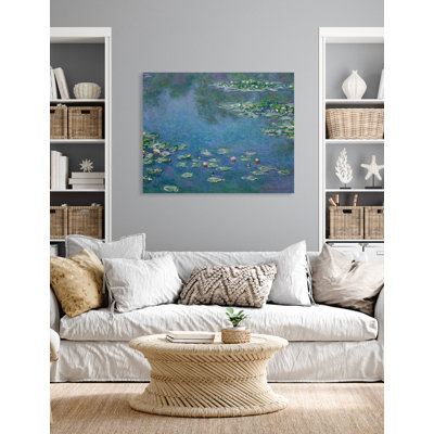 Reproduction d'art de Claude Monet, "Les Nymphéas" de 1906, estampe numérique sur toile de coton sans acide
