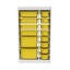 Armoire polyvalente moderne | 100% panneau de particules enduit de mélamine, épaisseur: 0,7 pouce | Comprend de nombreuses tablettes, des pieds en plastique et une conception murale | Parfait pour le bureau à domicile, le salon ou les solutions de rang-928455659-928455653
