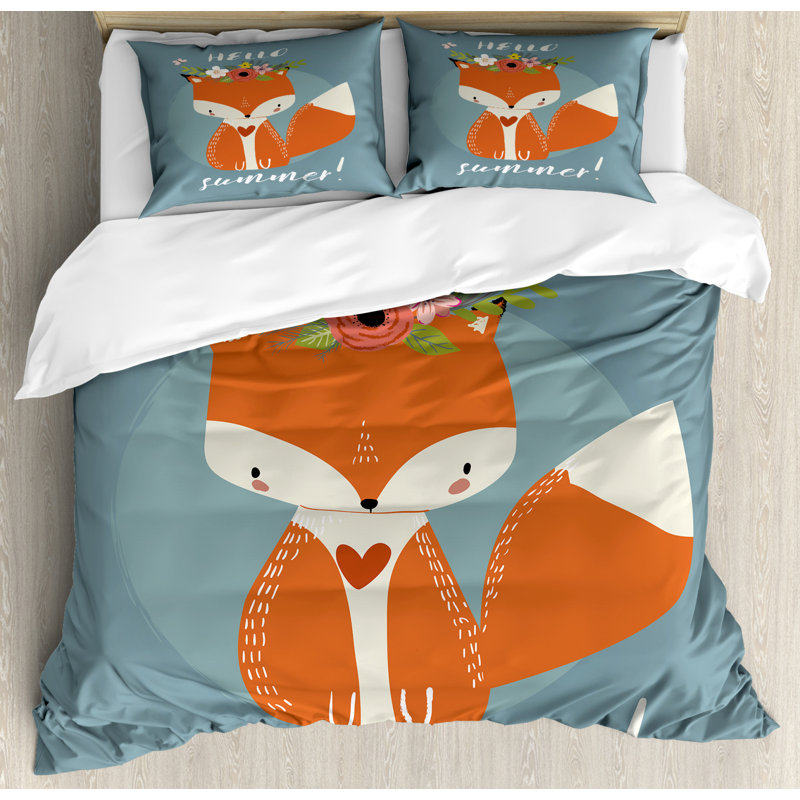 Breahanna 260 TC Duvet Cover Set, Double - 2 Standard Pillowcases