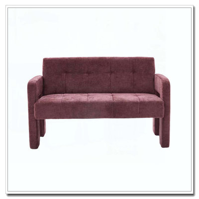 Canapé 2 places pour salon et chambre à coucher Canapé rembourré compact