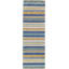 Sheffield Striped Handmade Tufted Wool Blue/Beige/Green Area Rug-10713880