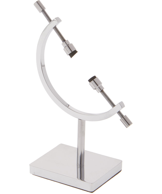 Chiverton Decorative Object, 4.5" H x 2.375" W x 1.5" D, Chrome
