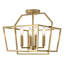 Plafonnier encastré 4 lumières Golden