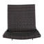 2 chaises de patio pour patio - faux, aspect contemporain 2 tabourets pliables d'extérieur