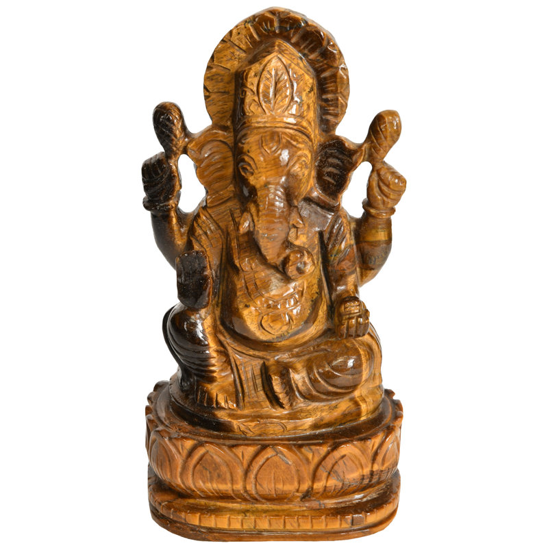 Lord Ganesha (sculpté dans l'œil du tigre)