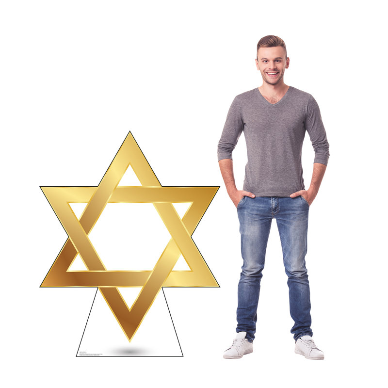 Accroche en carton star of david