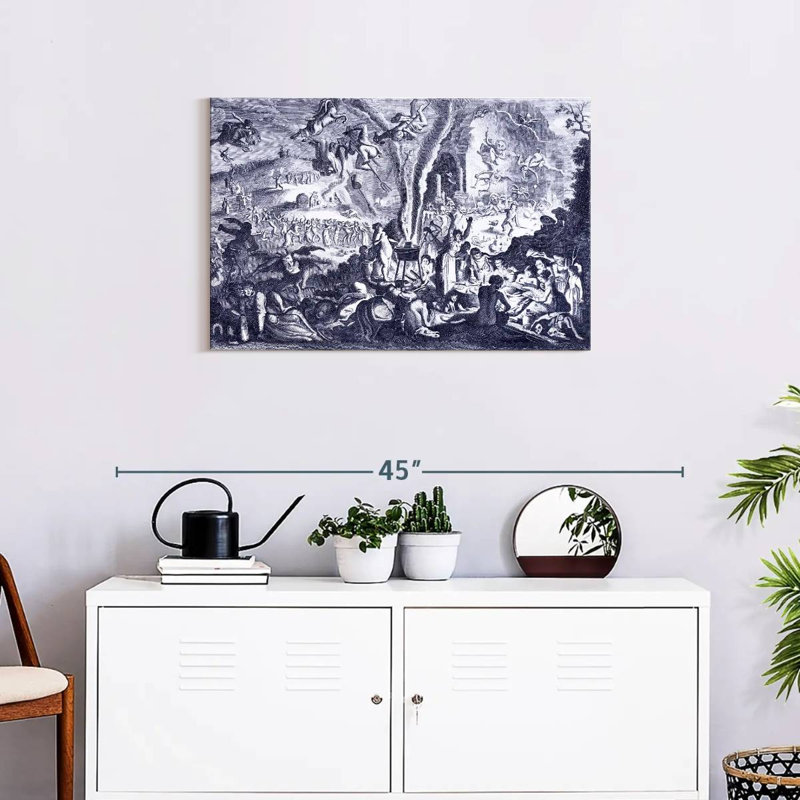 Kelan Witches Sabbath, 20" H x 30" W
