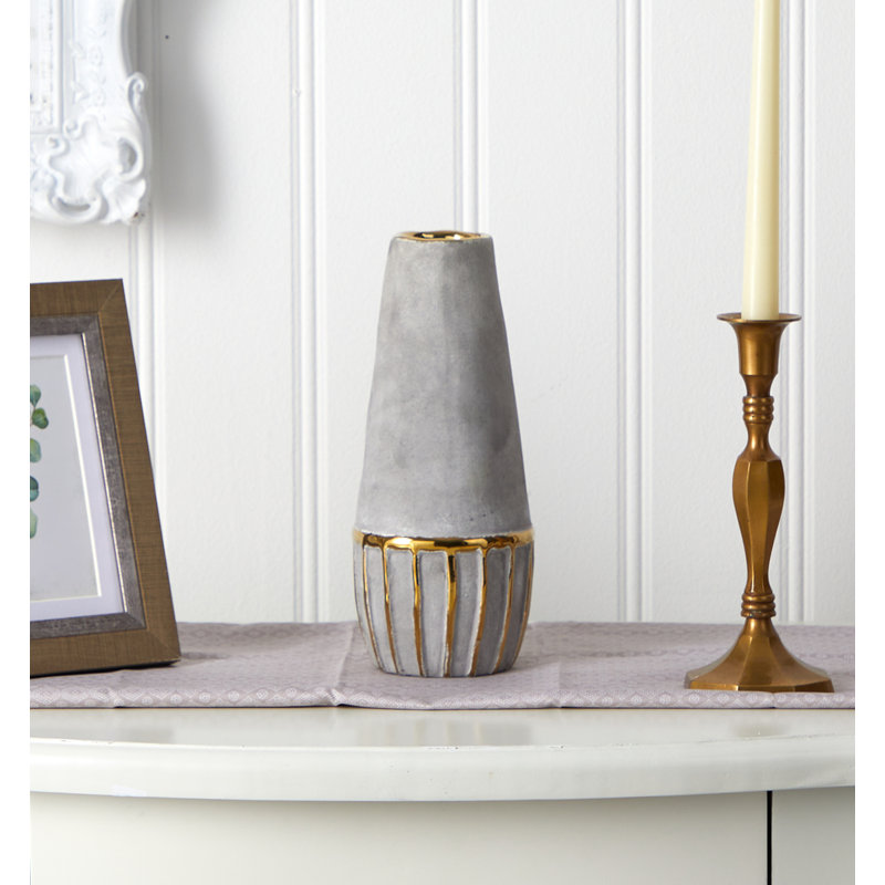 Vase de table Ceferino, H 10 po x l 4 po x P 4 po