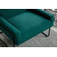 Fauteuil moderne incliné avec structure en métal-333645183
