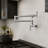 Wall Mount Pot Filler Faucet Double-Handle Folding Kitchen Restaurant Sink With Dual Joint Swing Arm Commercial-132201929