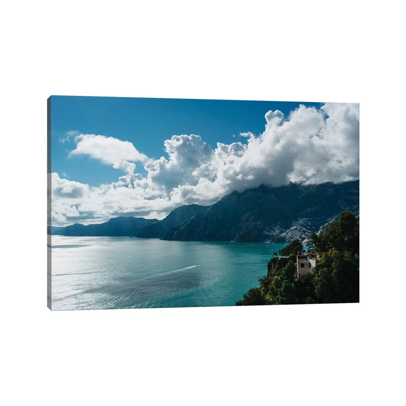 Positano View V by Bethany Young - Print on Canvas, Wrapped Canvas, 30.48cm H x 45.72cm W x 1.91cm D