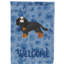 Caniche en polyester à 2 côtés 40 x 28 po standard welcome drapeau maison-957493221