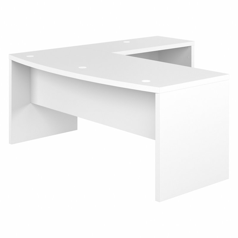 Office 500 Collection Computer Desk, Pure White