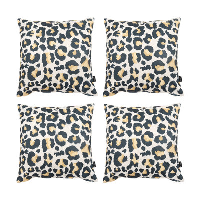 Leopard Print Indoor-Outdoor Cushion