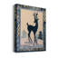 Silhouette de cerf, toile tendue avec châssis - prêt à accrocher-220541201