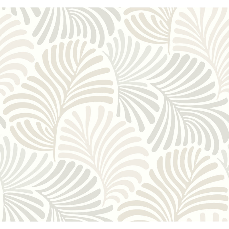 Papier peint Trousdale Fanning Flora, Neutre