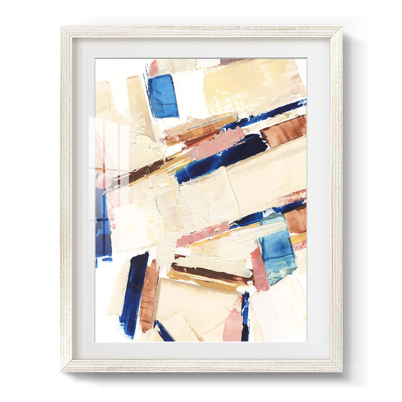Pivot Point II - impression encadrée, Blanc, H 28,5 po x l 20,5 po