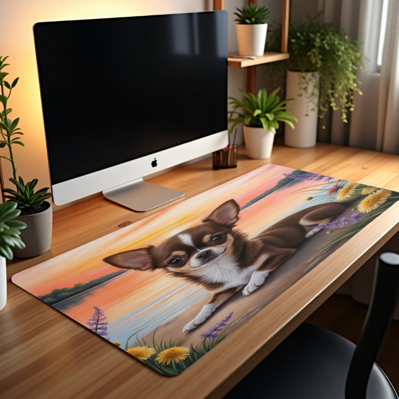Polyester Desk Pad, 31.5x15.5