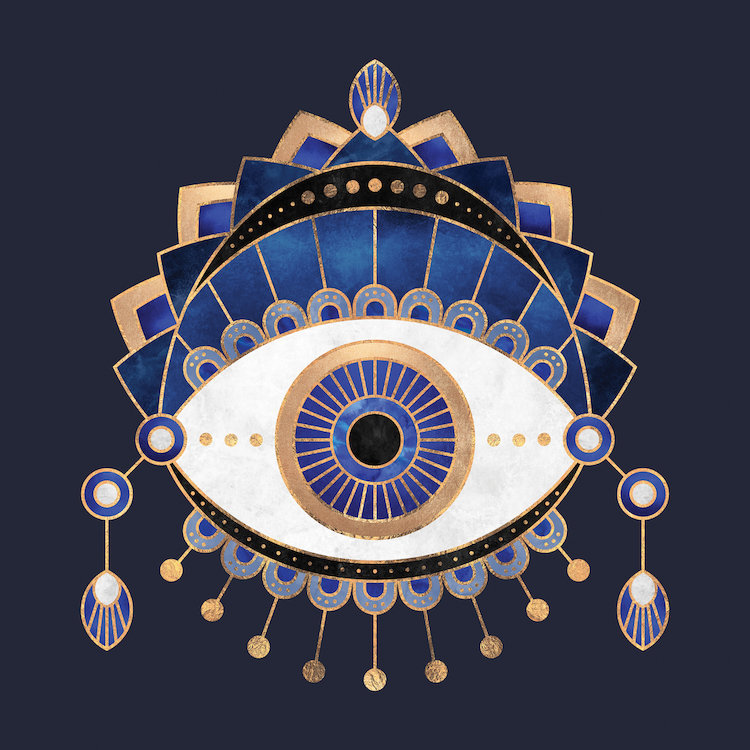 « eye », reproduction d’impression sur toile, H 37 po x l 37 po x P 1,5 po