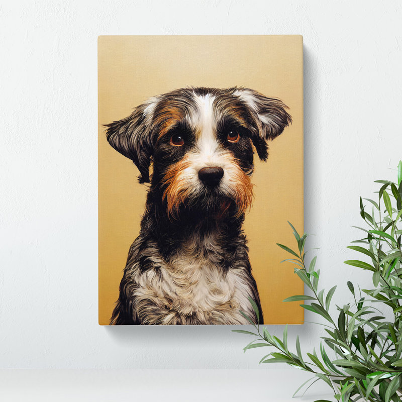Pleasing Dog - Wrapped Canvas Print, 76cm H x 50cm W x 3cm D