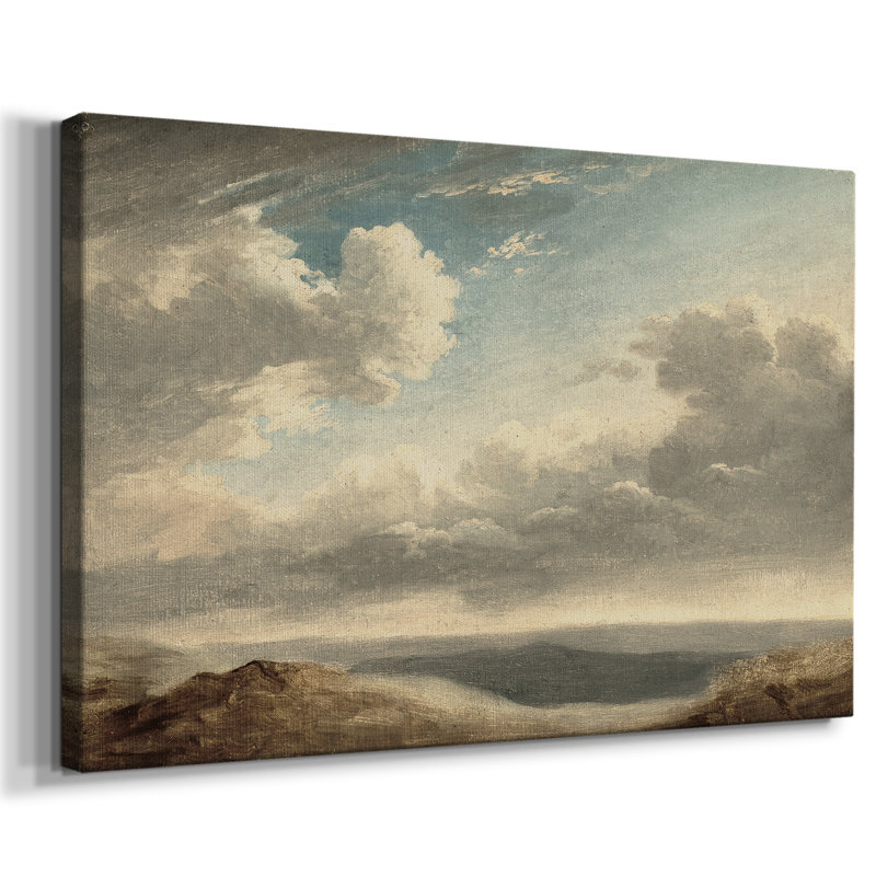 Paysage rétro - DXLII, reproduction d'art sur toile, H 33 po x l 49 po
