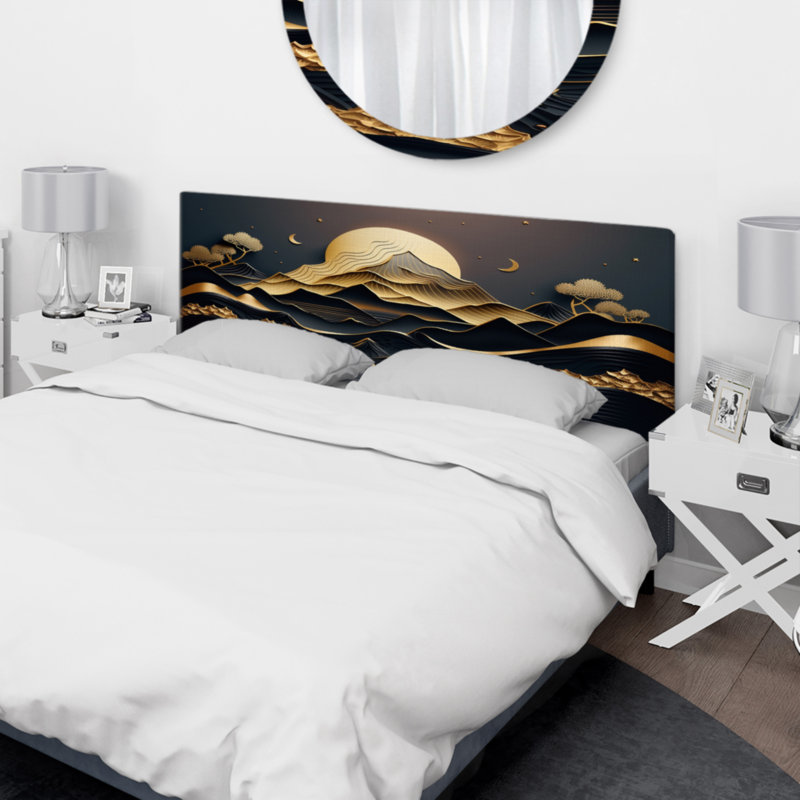 Maichael Upholstered Headboard, Queen