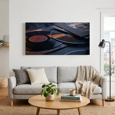 Vinyle, impression sur toile, ensemble de 1