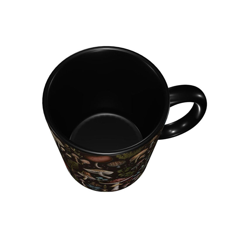 Mushroom Coffee Mug 11OZ Funny Ceramic Tea Cup Kitchen Decor Novelty Presents for Home Office Travel