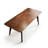 Brown Rectangular Solid Wood A-Frame Dining Table-200801067