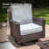 Nadilee Premium All-Weather Wicker - Person Patio Conversation Sets with Cushions