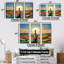 Bouteilles de vin dans des paysages italiens II - art mural vin-511755465-511755464