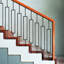 Ensemble de rampes d'escalier en fer