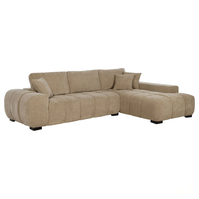 Canapé modulaire rembourré Plather Camel